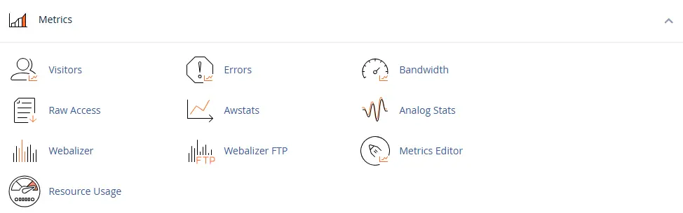 راهنمای جامع نحوه مشاهده آمار سایت و ترافیک در سی پنل (Metrics)