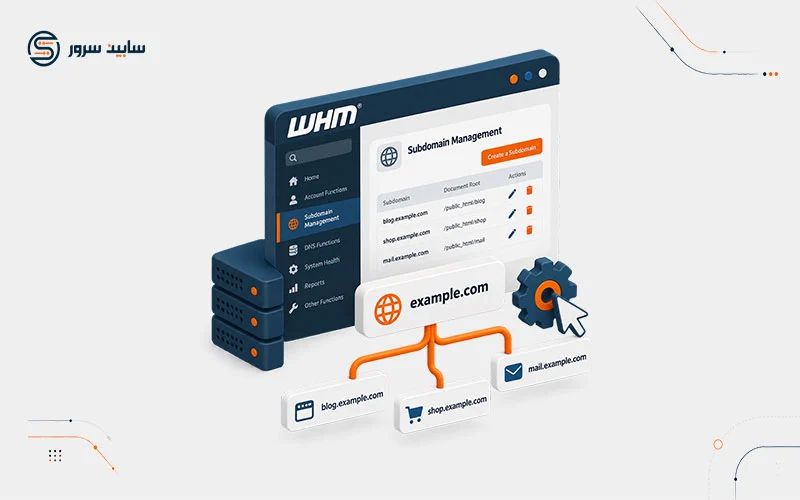 آموزش جامع مدیریت و مشاهده ساب دامنه ها در WHM