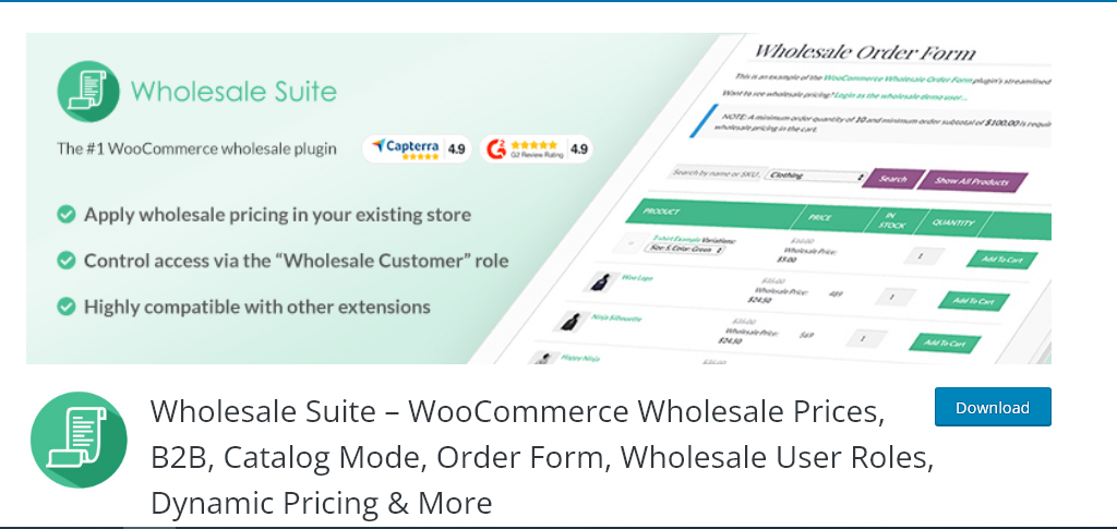 افزونه Wholesale Suite برای فروش عمده محصولات در فروشگاه اینترنتی