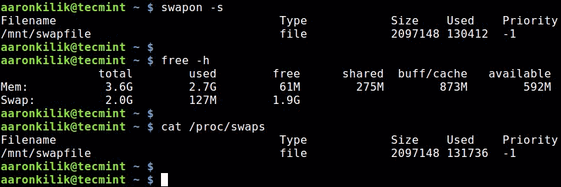افزودن swap در لینوکس